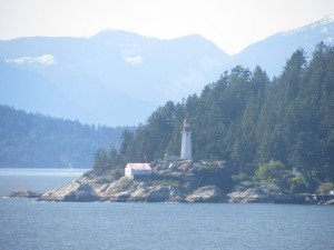 Our Cruise View Leaving Vancouver