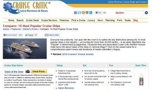 10 Most Popular Cruise Ships