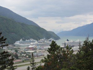 Alaska Cruise - Skagway View of Ships