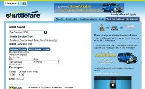 ShuttleFare Website