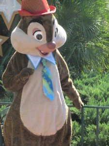 Disney Characters in the Park