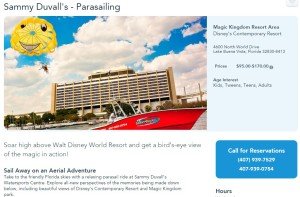 Disney Parasailing