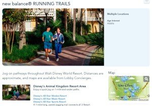 Disney Running & Jogging Trails