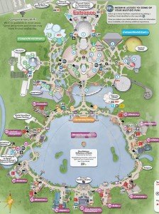 Epcot Park Map