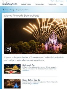 Wishes Fireworks Dessert Party