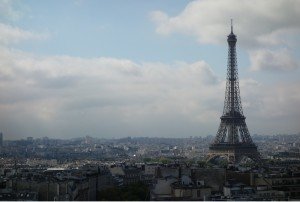 Arc de Triomphe - View of Eiffel Tower