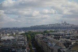 Arc de Triomphe - View of Sacre Coeur