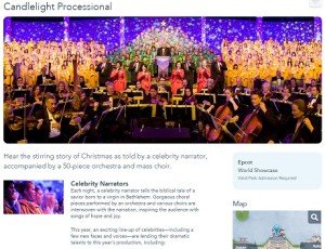 Disney Candlelight Processional