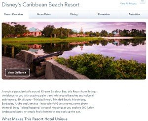 Disney Caribbean Beach Resort
