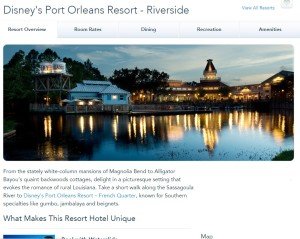 Disney Port Orleans Resort Riverside