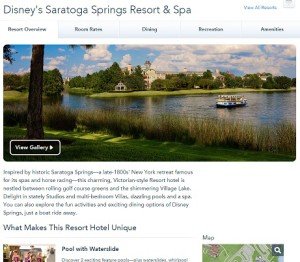 Disneys Saratoga Springs Resort and Spa