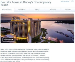 Bay Lake Tower at Disneys Contemporary Resort