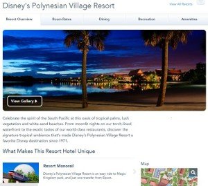 Disneys Polynesian Village Resort