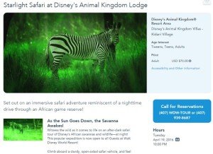 Starlight Safari Tour